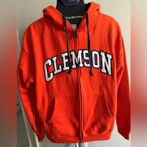 Clemson Full Zip Sweatshirt Jacket Men’s Large